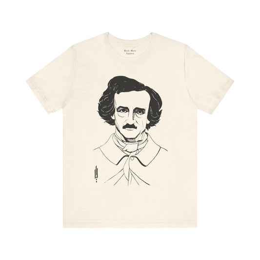 Portrait of Edgar Allan Poe - Aubrey Beardsley - Black Mass Apparel - T-Shirt