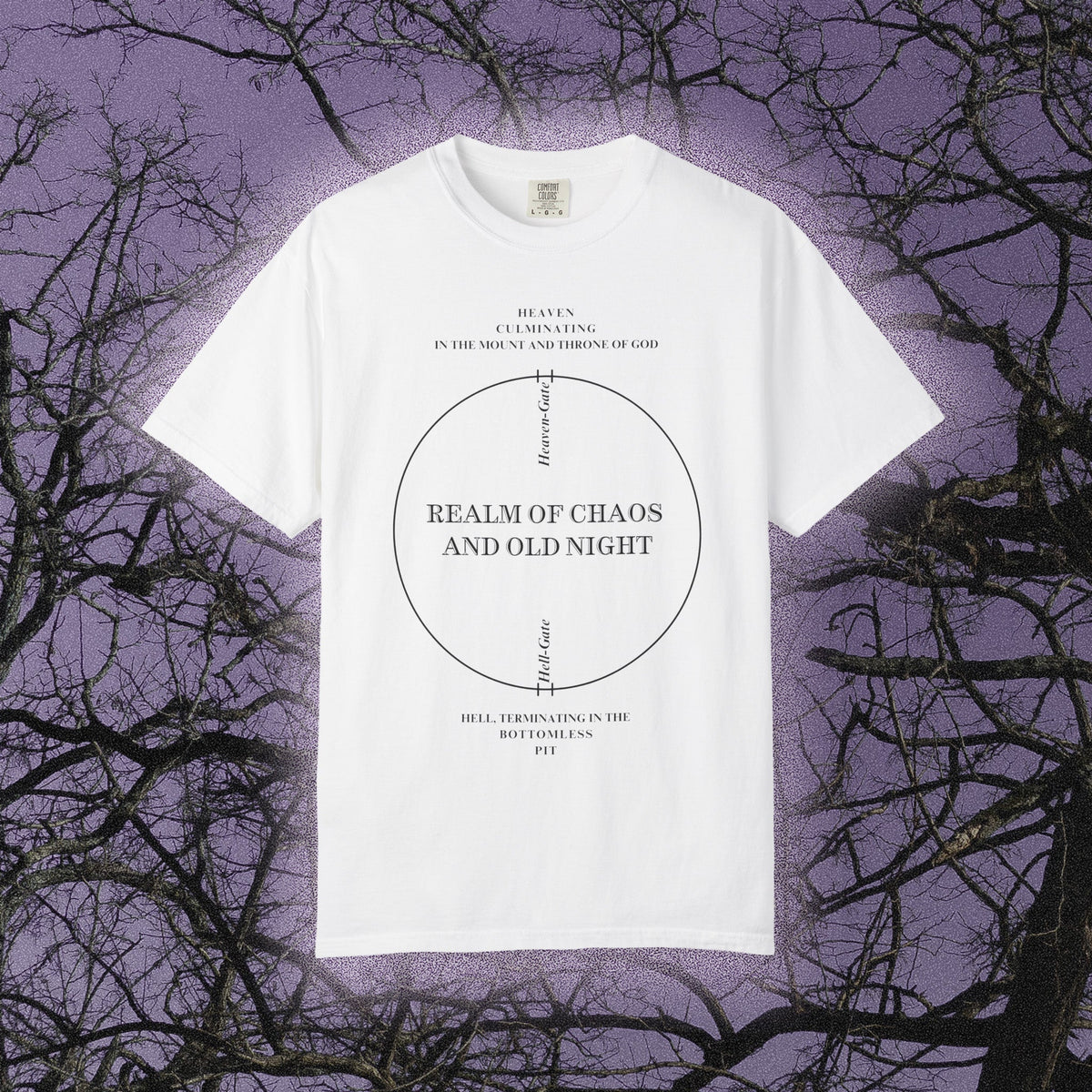 Realm of Chaos and Old Night (Comfort Colors) - Black Mass Apparel - T-Shirt