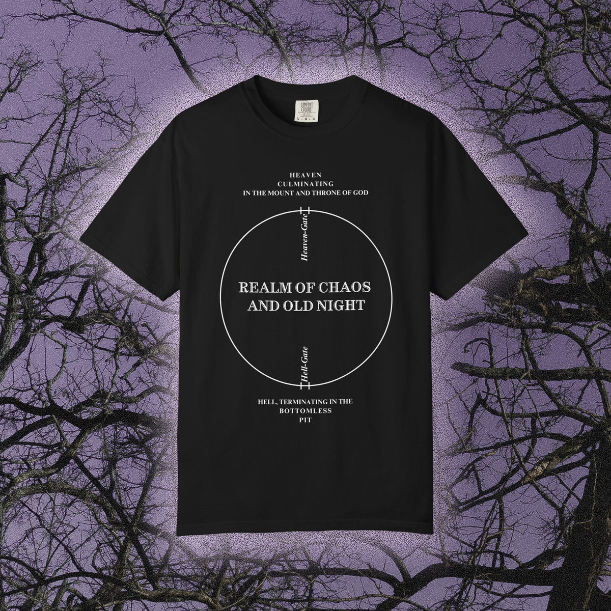 Realm of Chaos and Old Night (Comfort Colors) - Black Mass Apparel - T-Shirt