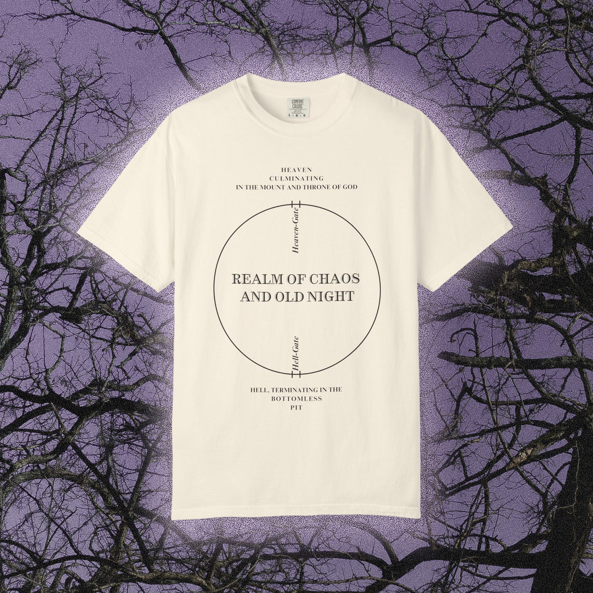Realm of Chaos and Old Night (Comfort Colors) - Black Mass Apparel - T-Shirt
