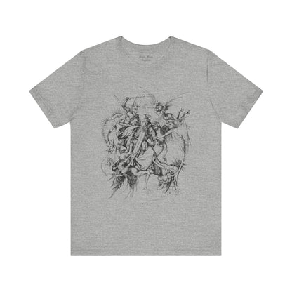 Saint Anthony Tormented by Demons - Black Mass Apparel - T - Shirt