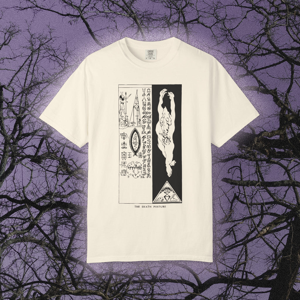 The Death Posture (Comfort Colors) - Black Mass Apparel - T-Shirt
