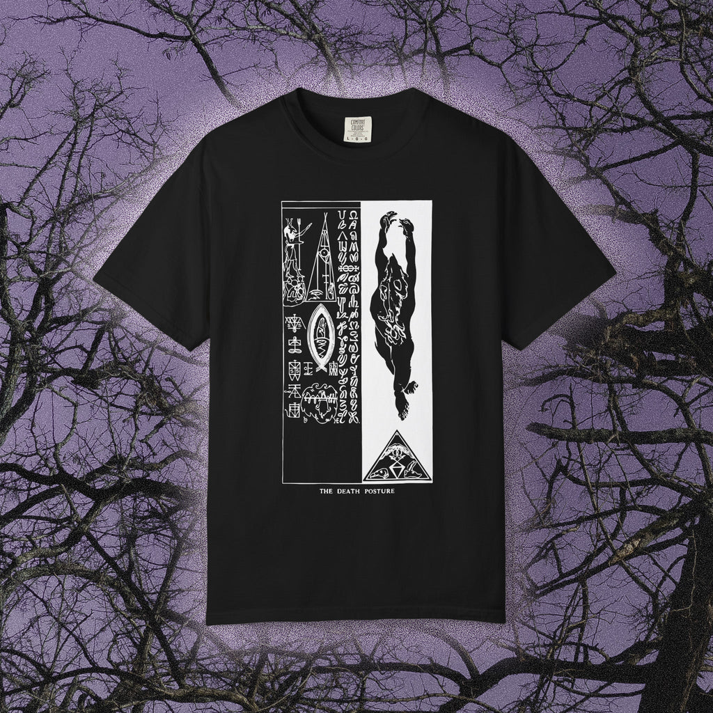 The Death Posture (Comfort Colors) - Black Mass Apparel - T-Shirt