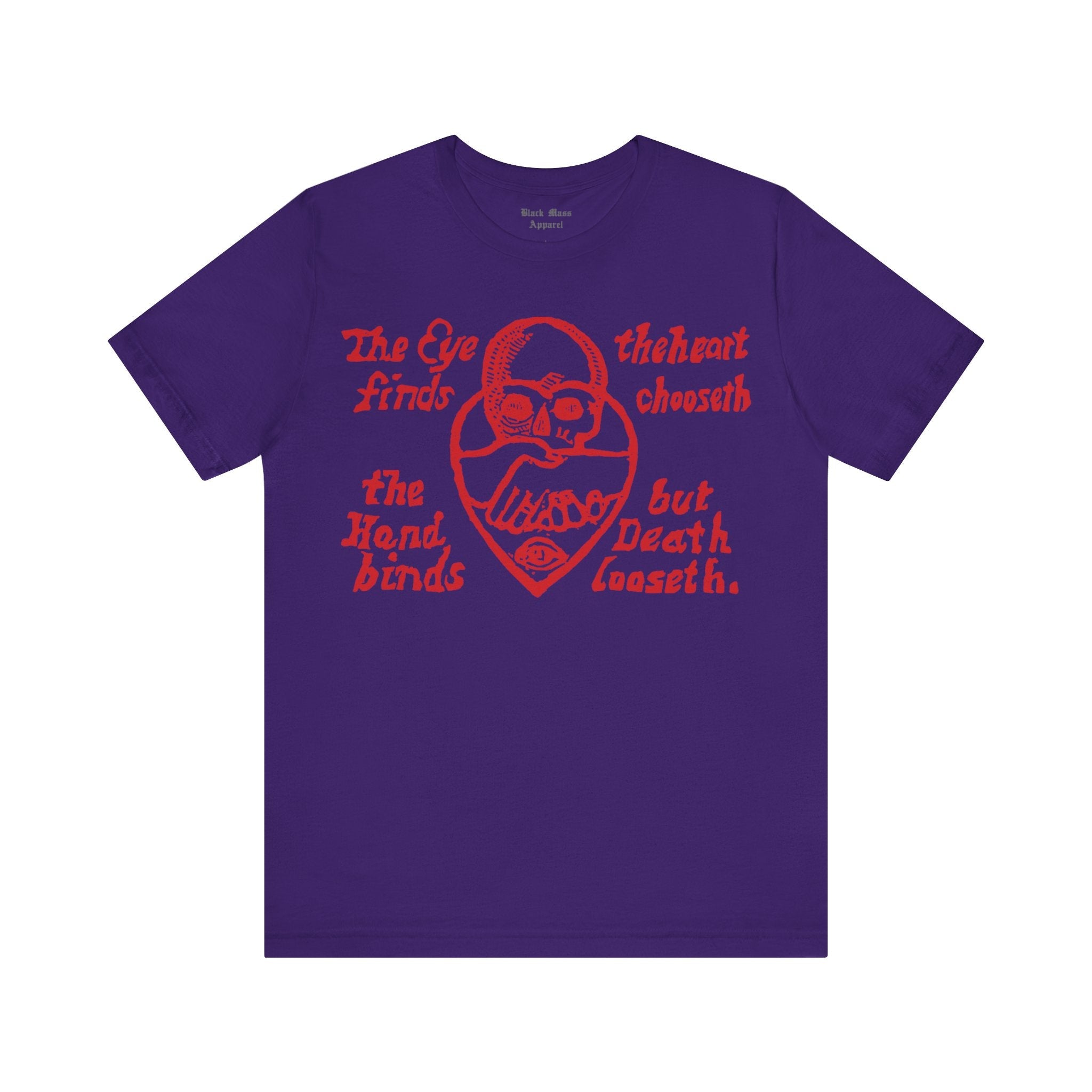 The Eye Finds (RED) - Black Mass Apparel - T-Shirt