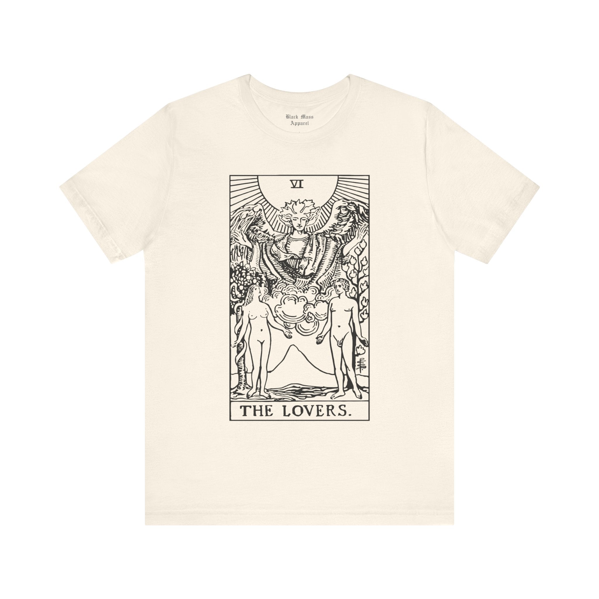 The Lovers Tarot - Black Mass Apparel - T-Shirt