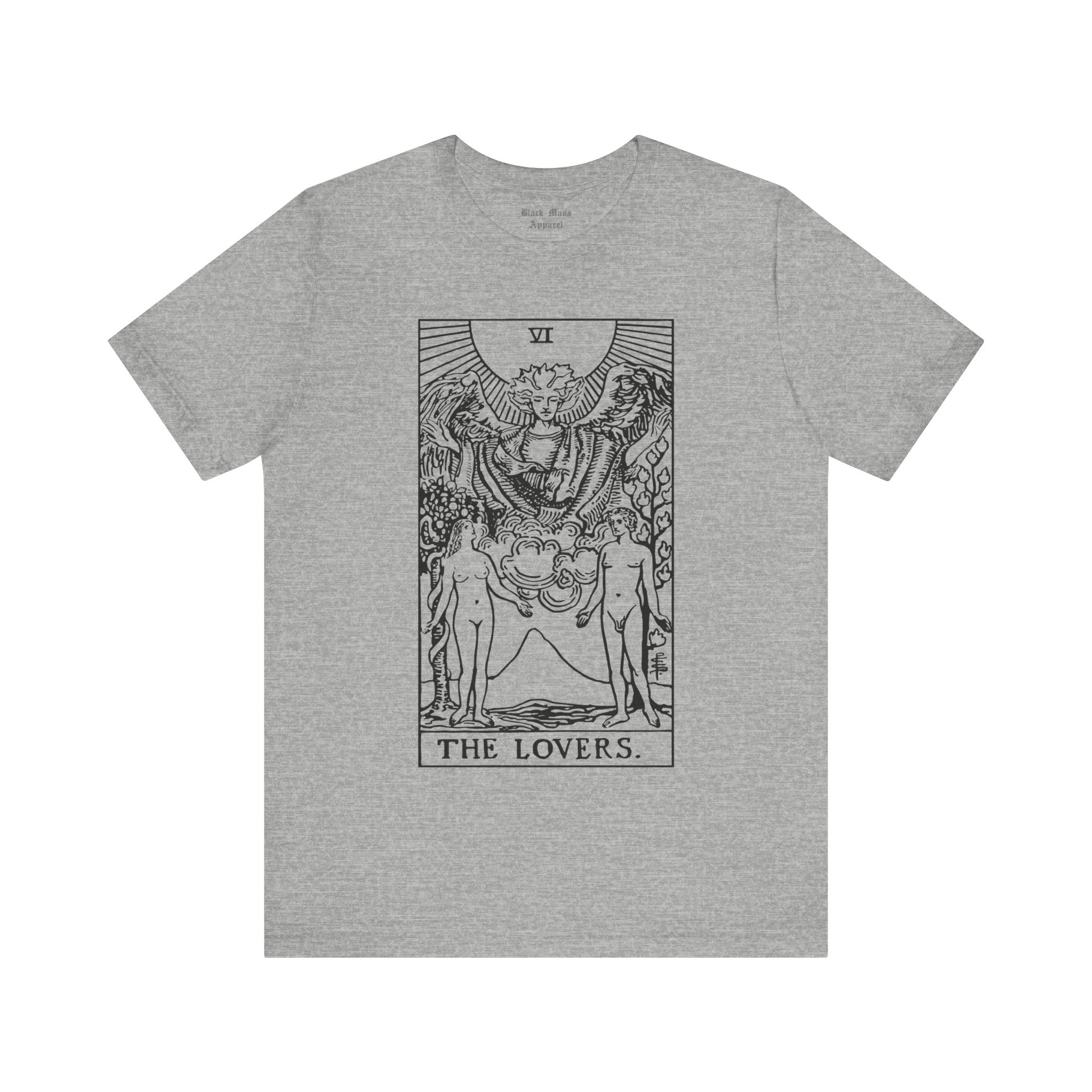 The Lovers Tarot - Black Mass Apparel - T-Shirt
