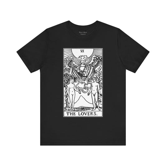 The Lovers Tarot - Black Mass Apparel - T-Shirt