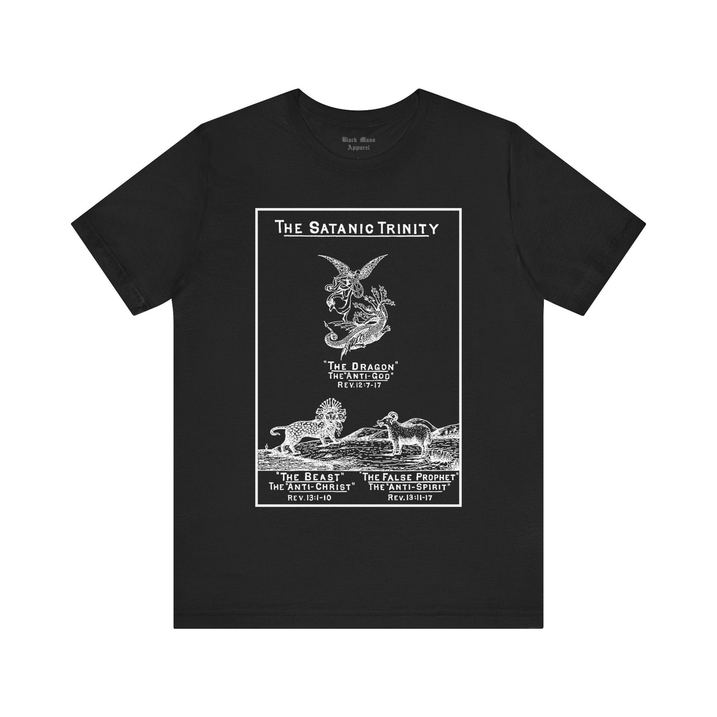 The Satanic Trinity - Black Mass Apparel - T - Shirt