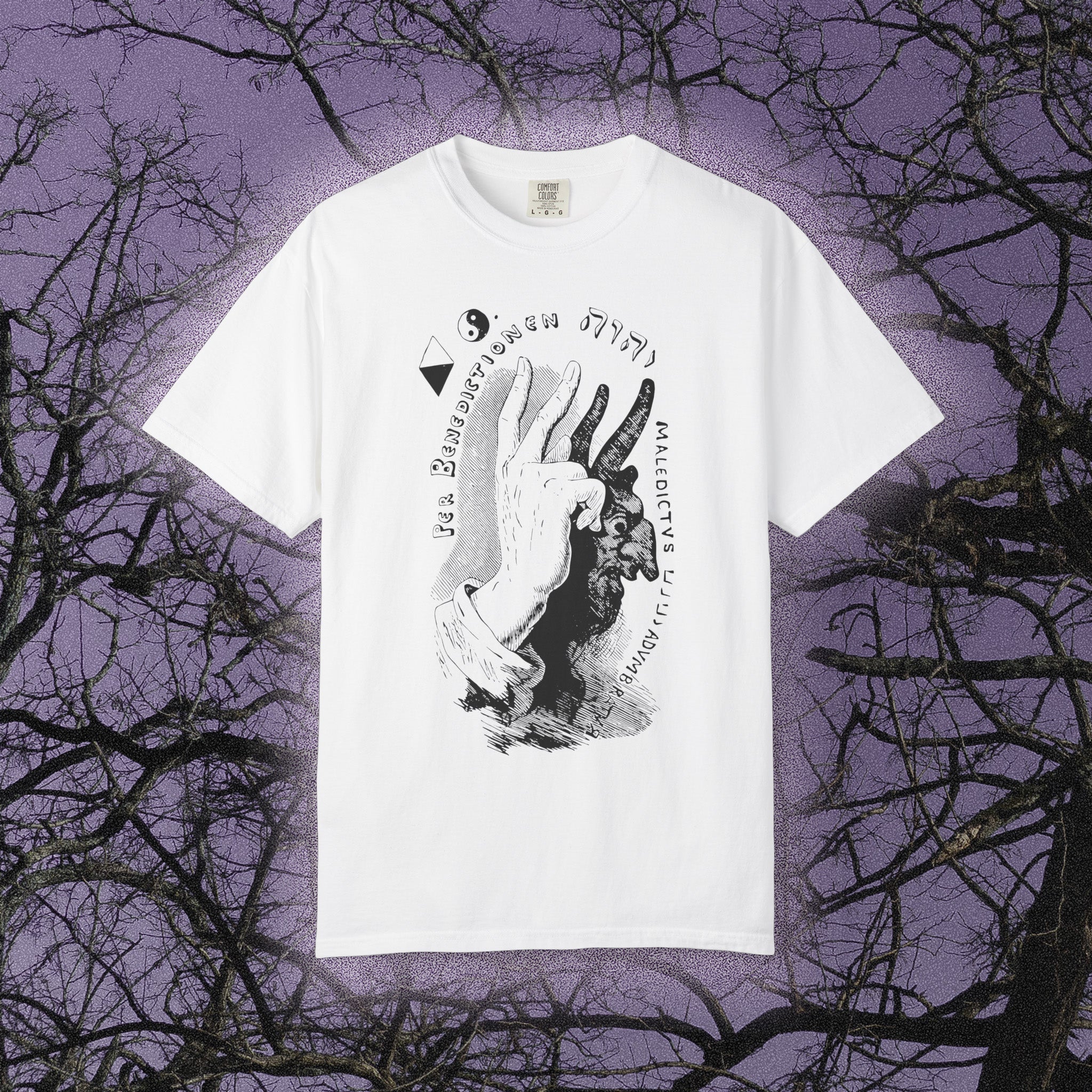 The Sign of Excommunication (Comfort Colors) - Black Mass Apparel - T-Shirt