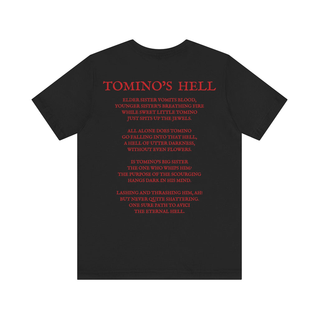 Tomino's Hell w/Backprint - Black Mass Apparel - T - Shirt