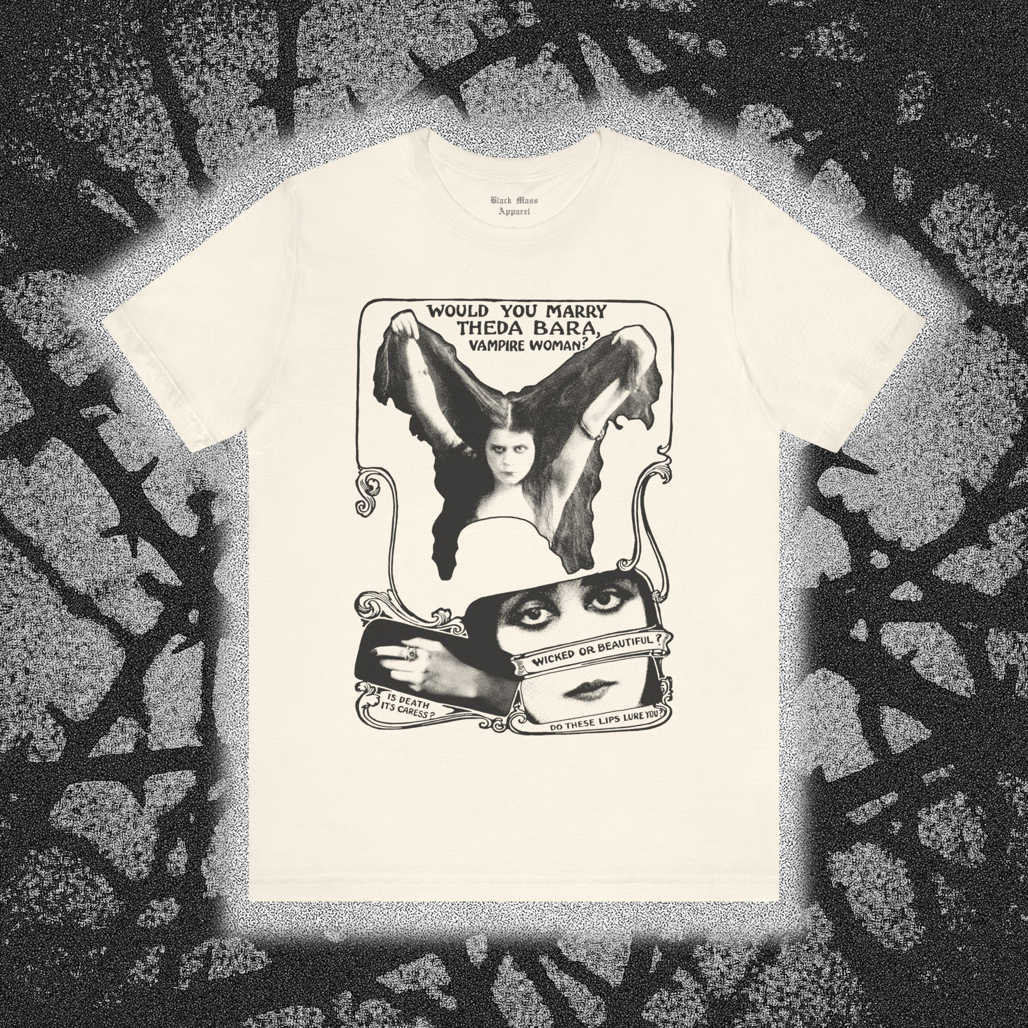 Would You Marry Theda Bara? - Black Mass Apparel - T-Shirt
