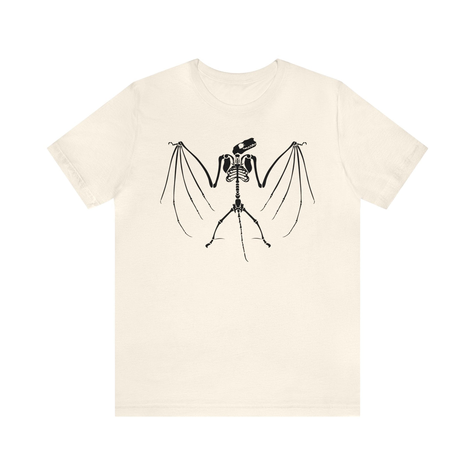 Bat Skeleton, Dark Academia Shirt, Goth Aesthetic, Witchy, Creepy T-shirt, Occult Tshirt, Gothic Fashion Unisex Jersey Short Sleeve Tee - Black Mass Apparel - T-Shirt