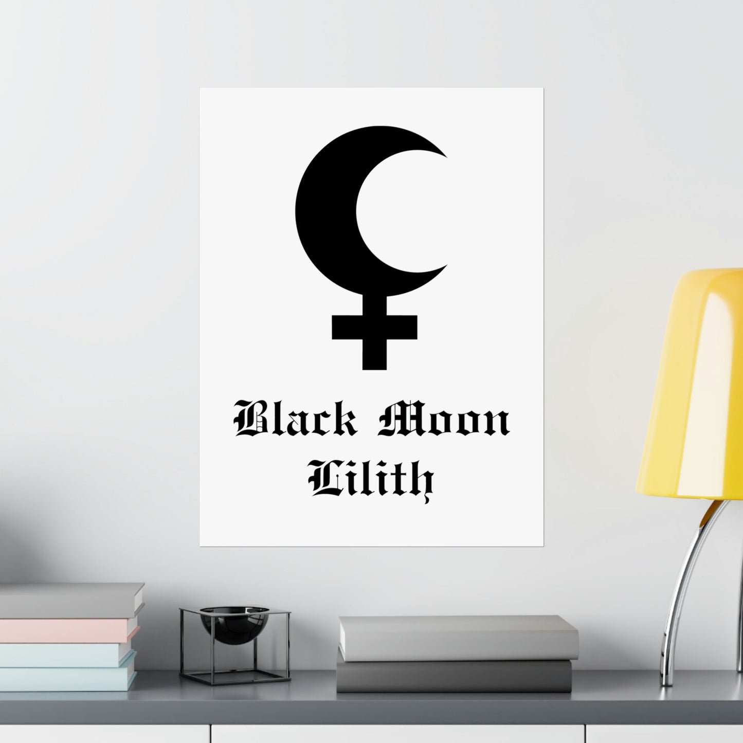 Black Moon Lilith Art Print - Lilith 18 x 24 Matte Posters - Black Mass Apparel - Poster