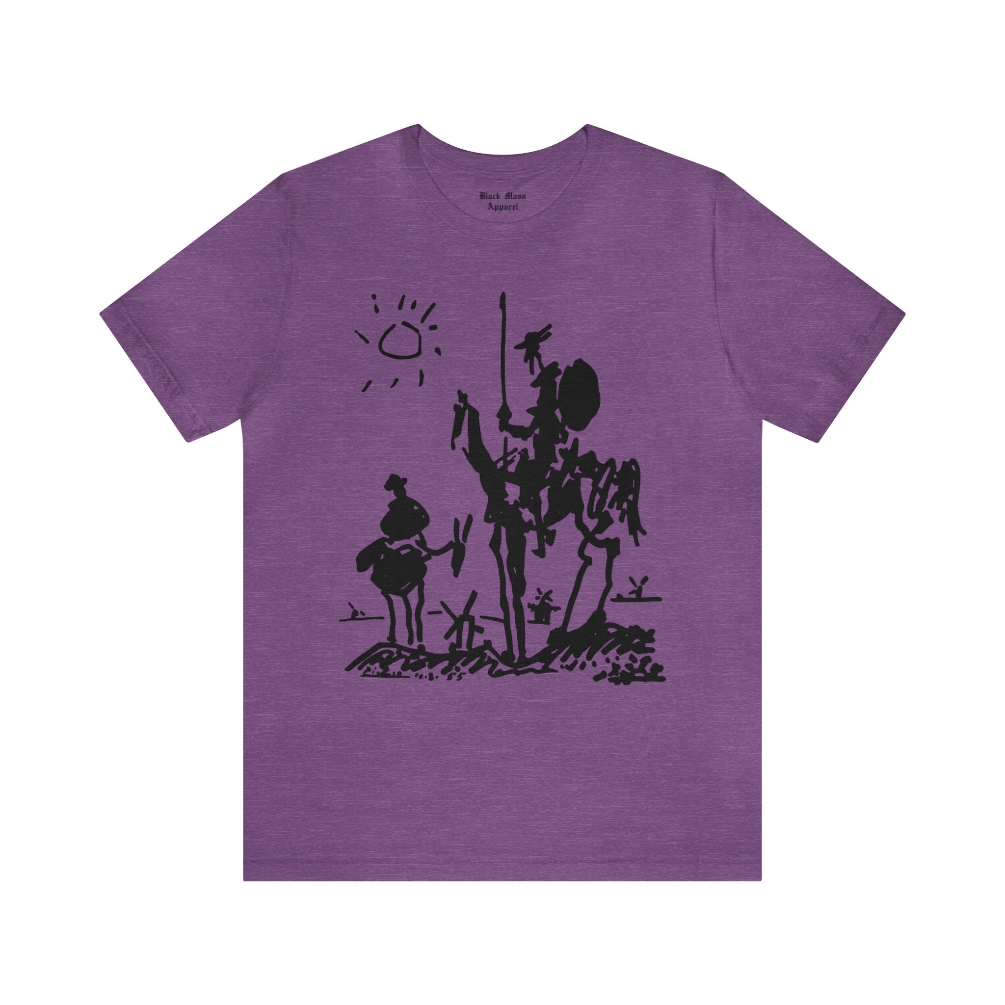 Don Quixote - Pablo Picasso - Black Mass Apparel - T-Shirt