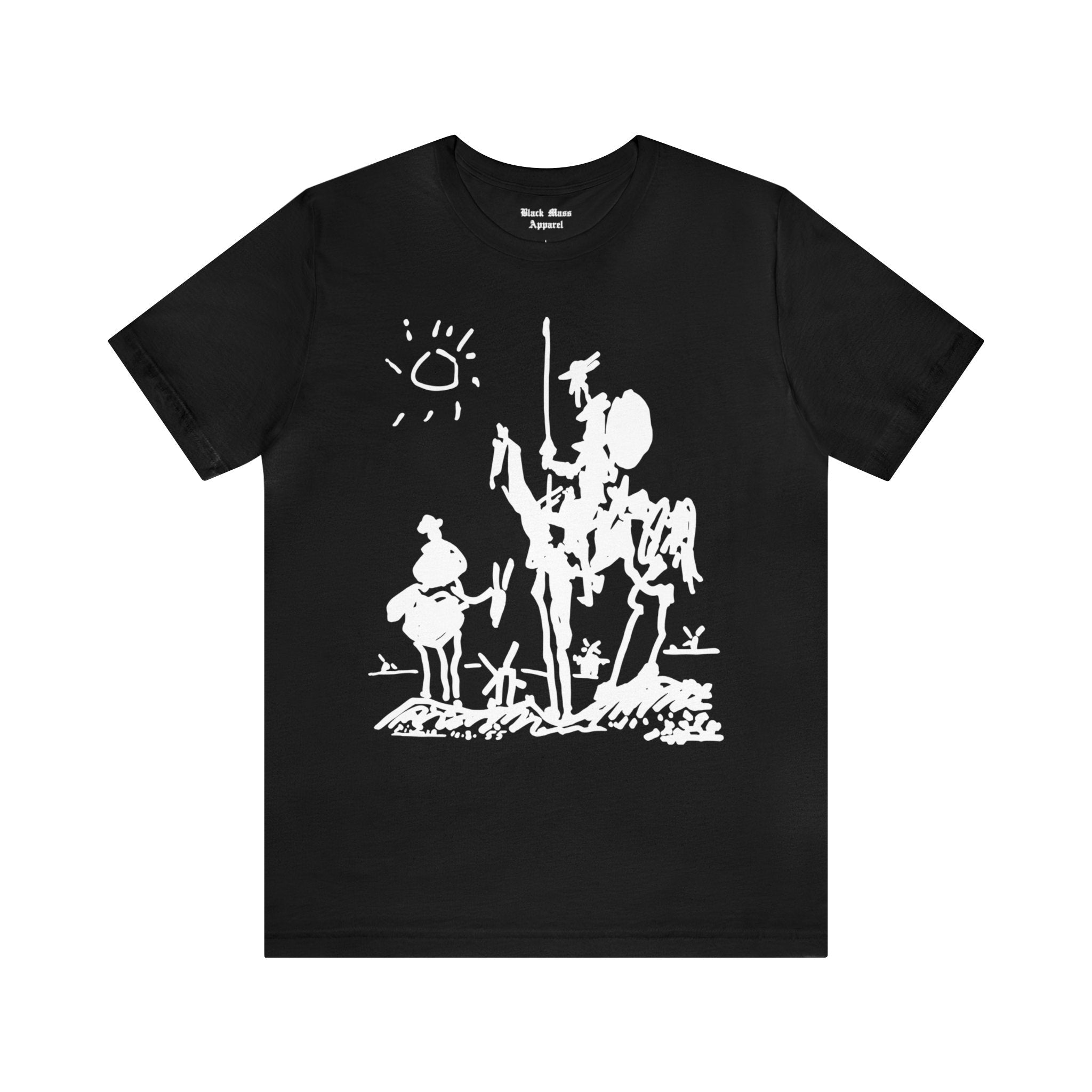 Don Quixote - Pablo Picasso - Black Mass Apparel - T-Shirt