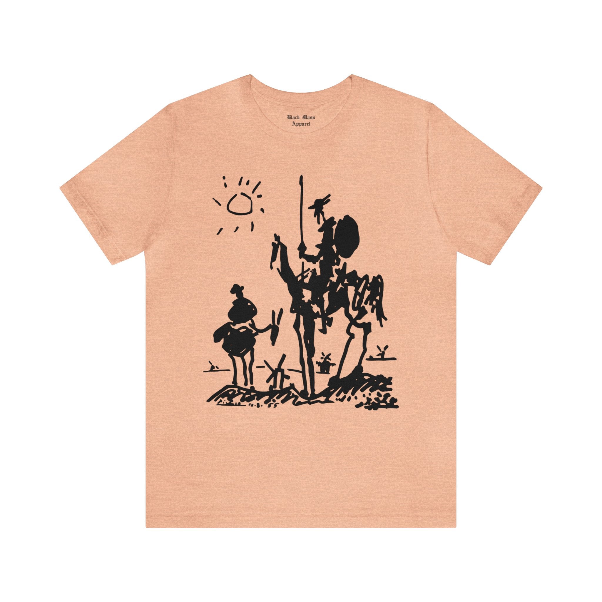 Don Quixote - Pablo Picasso - Black Mass Apparel - T-Shirt