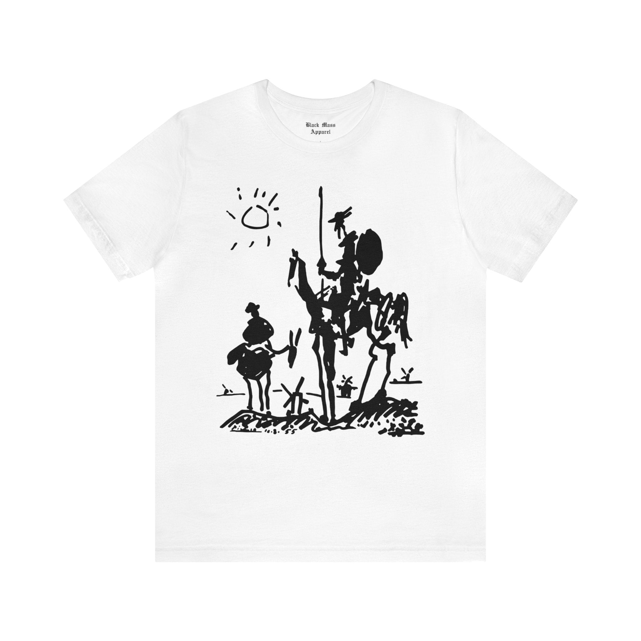 Don Quixote - Pablo Picasso - Black Mass Apparel - T-Shirt