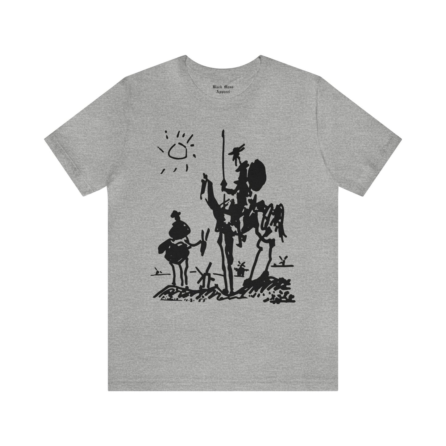Don Quixote - Pablo Picasso - Black Mass Apparel - T-Shirt
