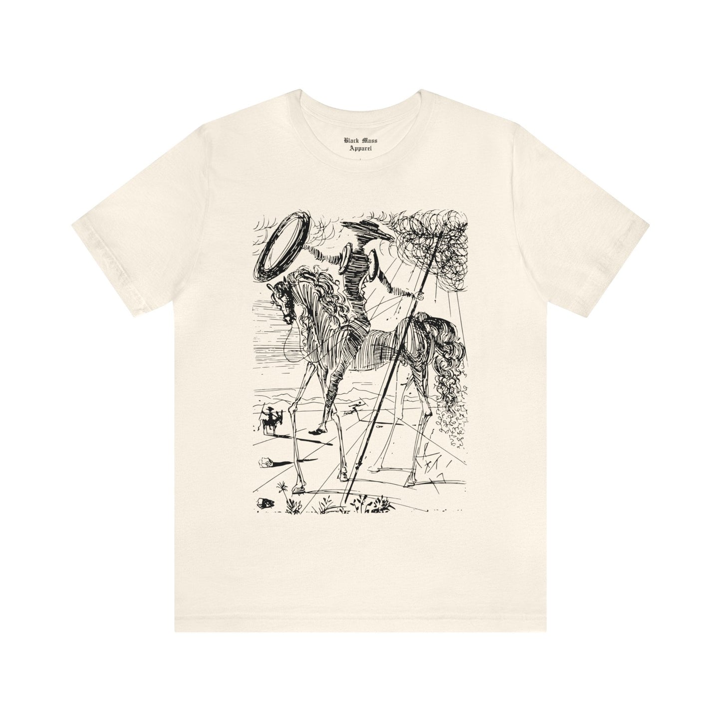Don Quixote - Salvador Dali - Black Mass Apparel - T-Shirt