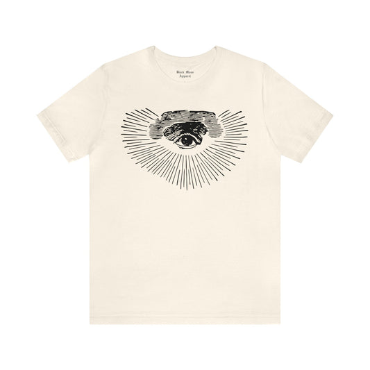 Eye of Providence, All Seeing Eye Shirt, Eye of God T-shirt, Third Eye Unisex Jersey Short Sleeve Tee - Black Mass Apparel - T-Shirt
