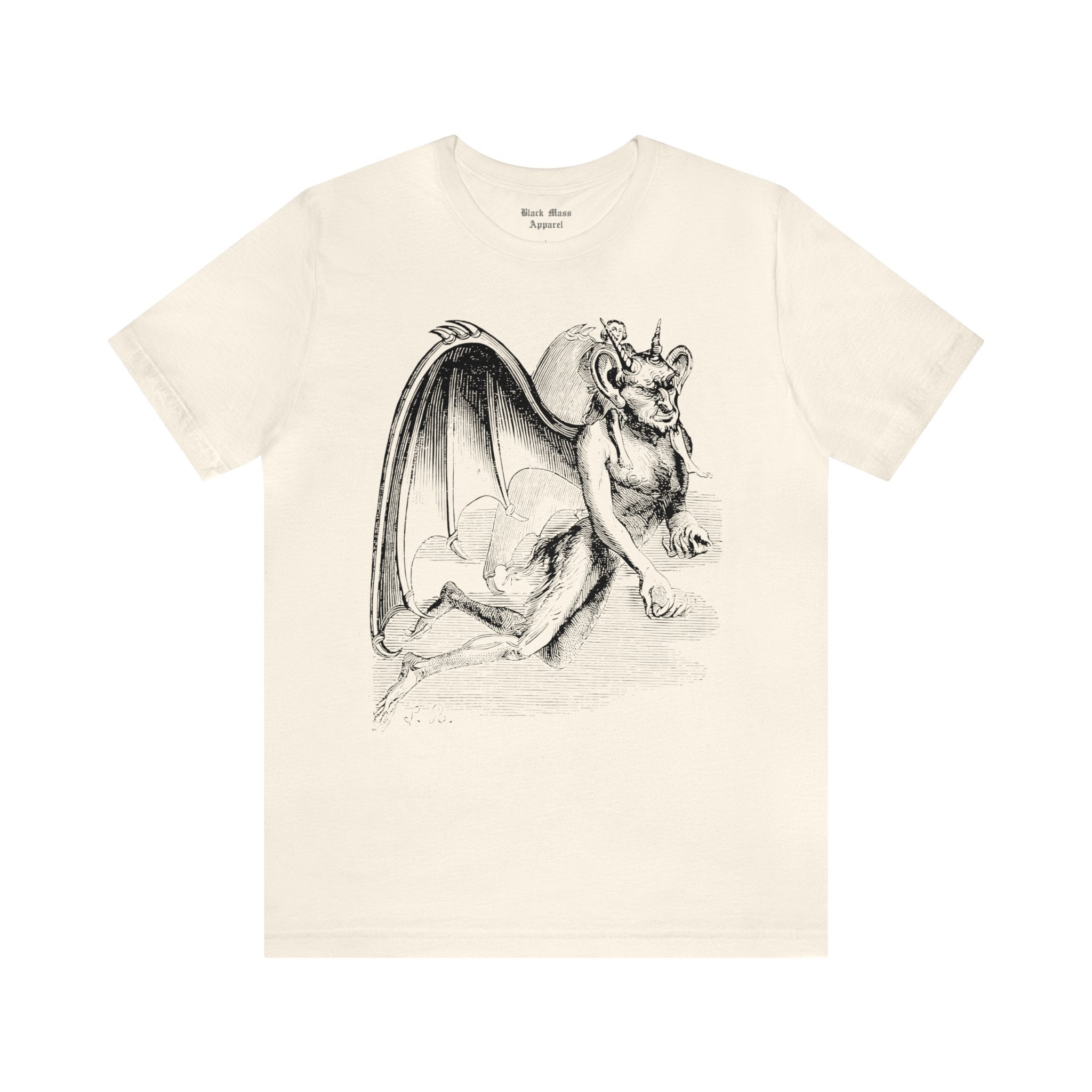 Gaap Demon Shirt, Tap Demonology T-shirt, Grimoire, The Infernal Dictionary, Occult, Witchcraft Unisex Jersey Short Sleeve Tee - Black Mass Apparel - T-Shirt