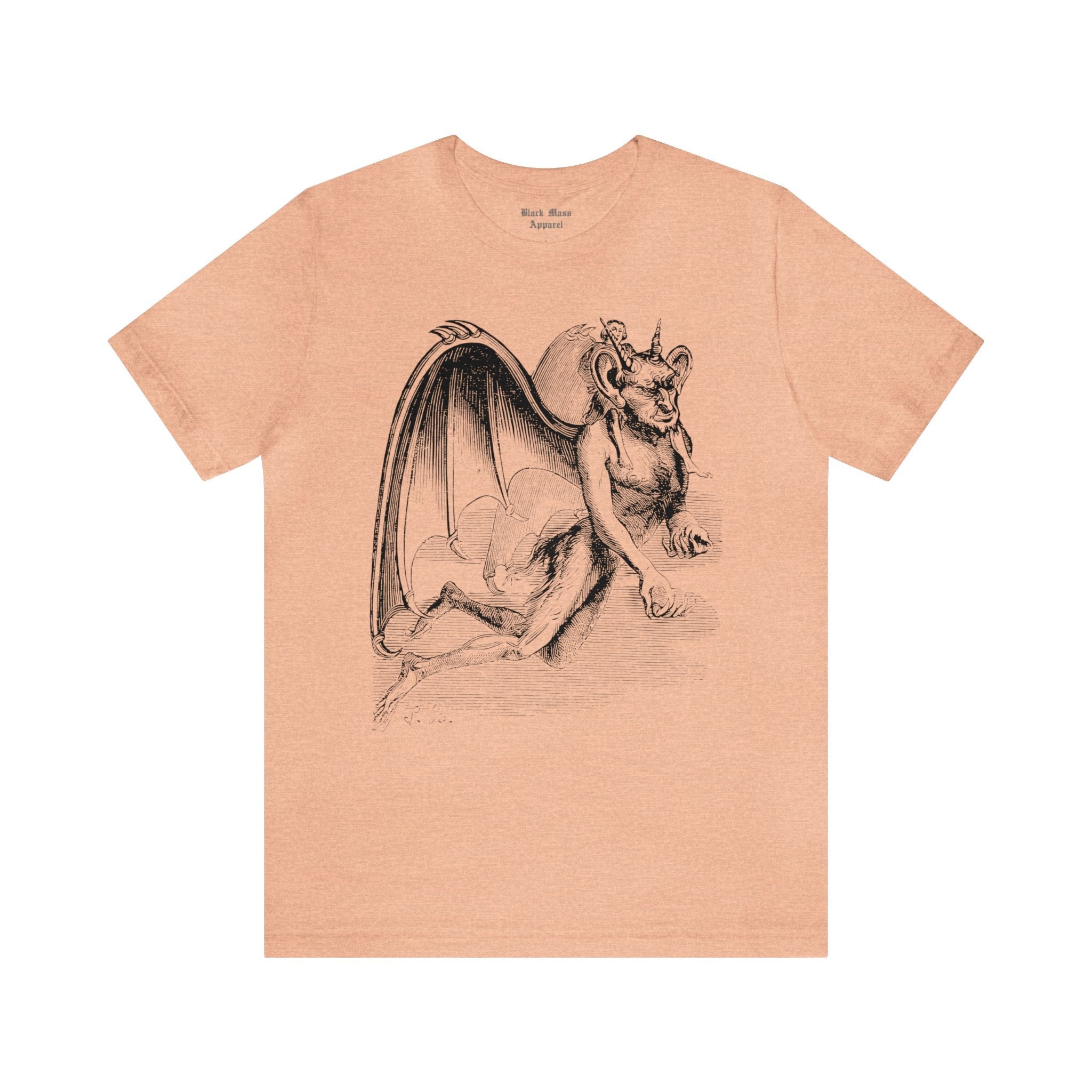 Gaap Demon Shirt, Tap Demonology T-shirt, Grimoire, The Infernal Dictionary, Occult, Witchcraft Unisex Jersey Short Sleeve Tee - Black Mass Apparel - T-Shirt