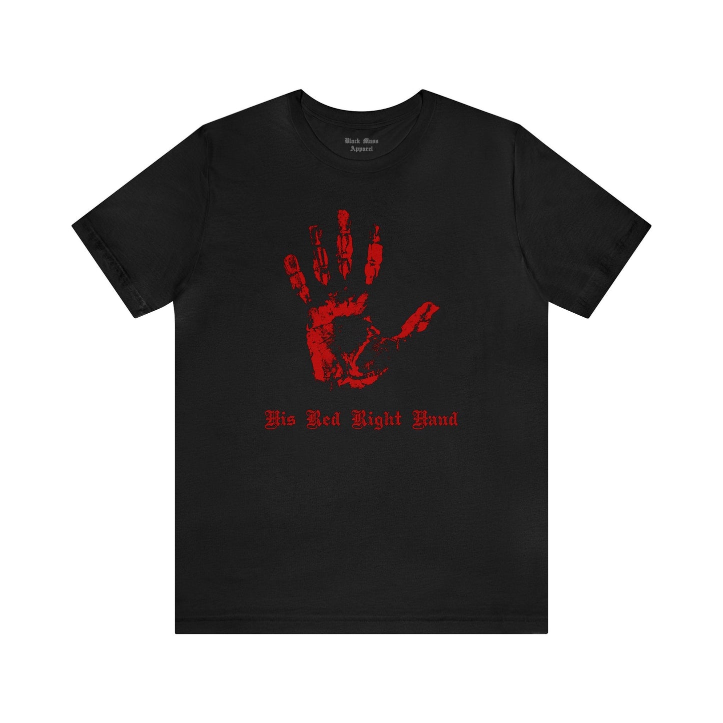 His Red Right Hand - Black Mass Apparel - T-Shirt