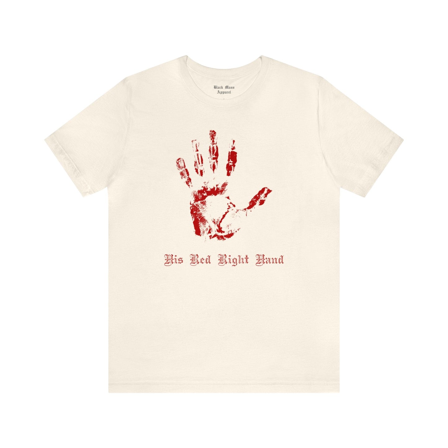 His Red Right Hand - Black Mass Apparel - T-Shirt