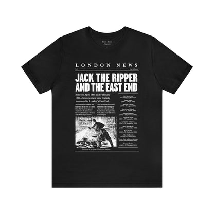 Jack the Ripper Newspaper - Black Mass Apparel - T-Shirt