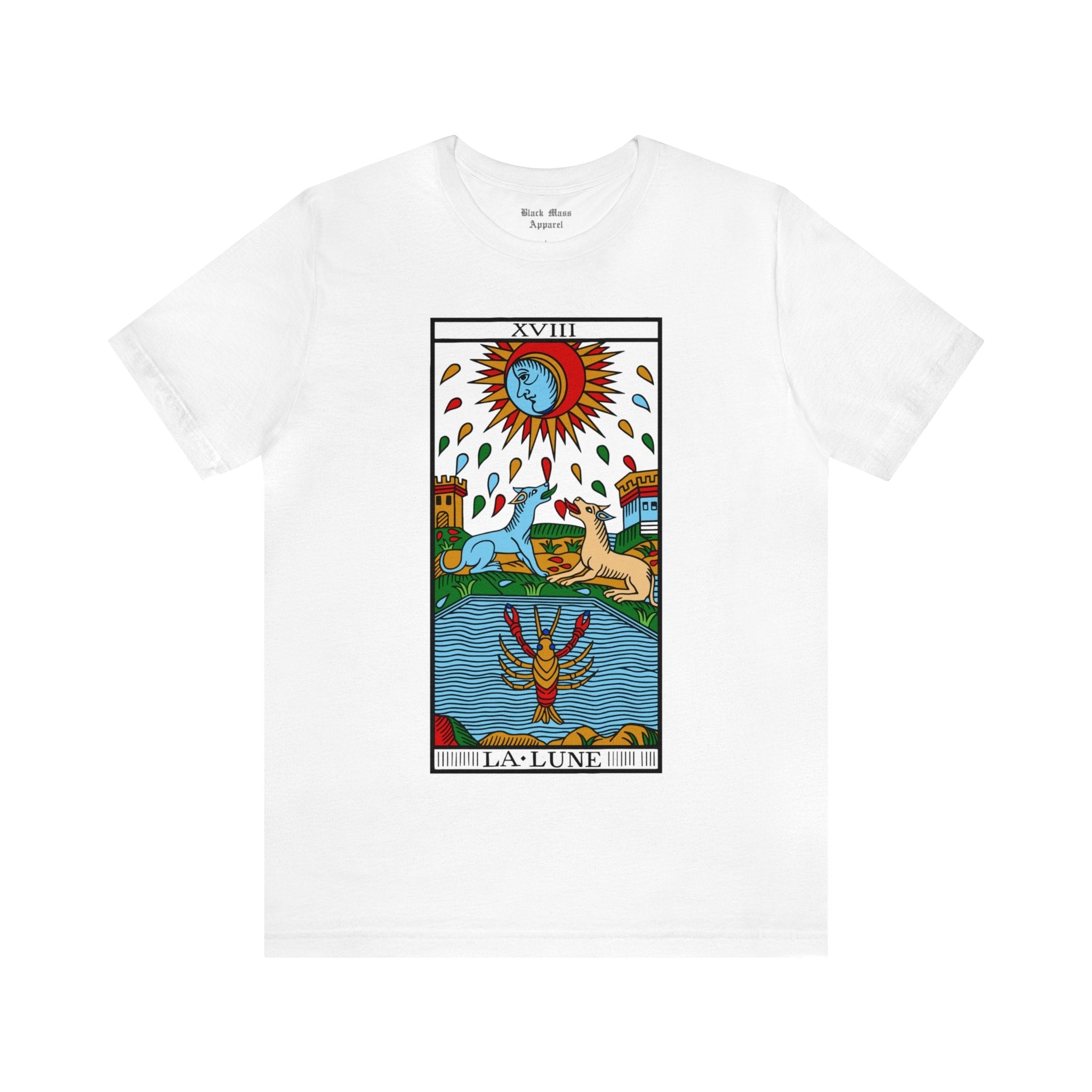 La Lune - Moon Tarot - Black Mass Apparel - T-Shirt