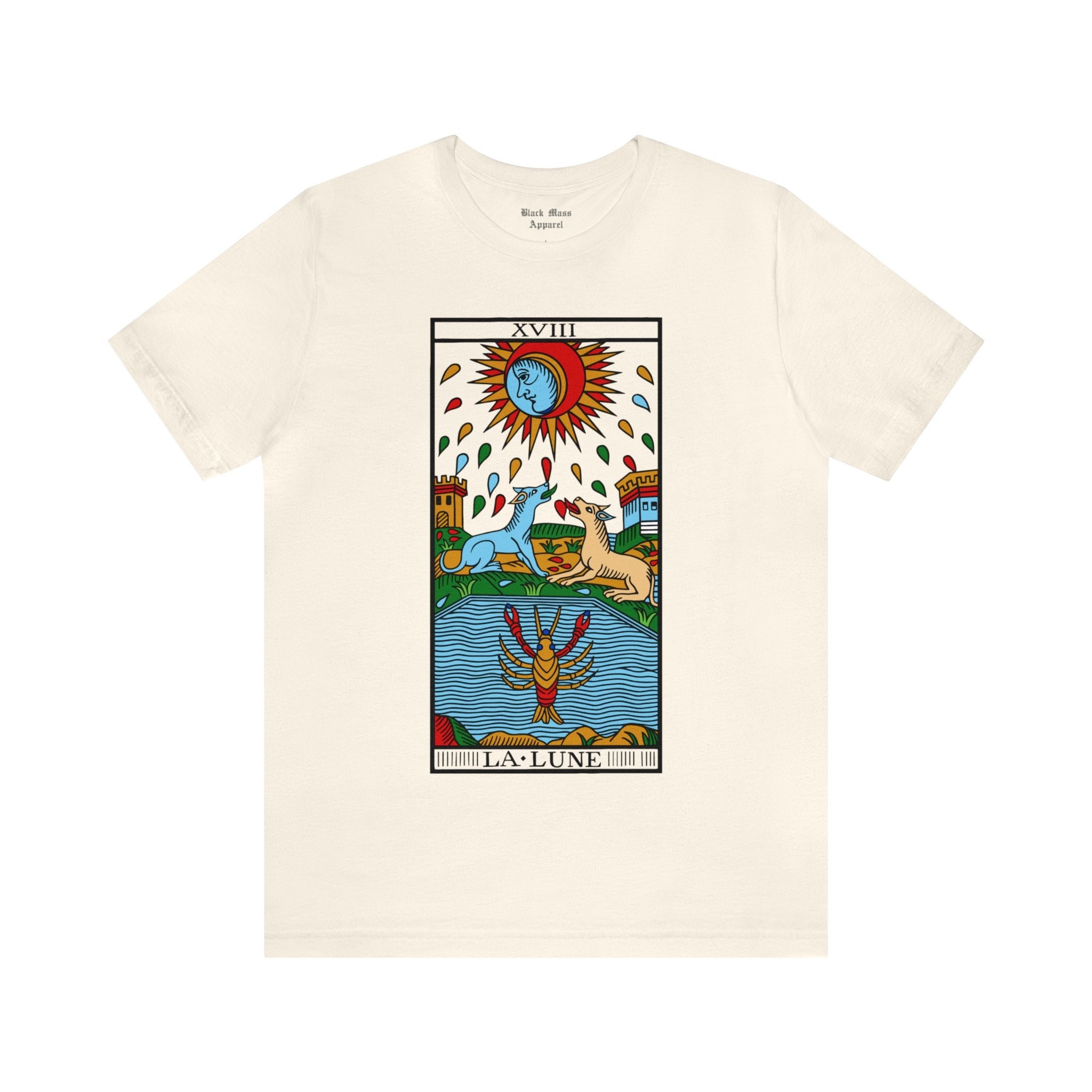 La Lune - Moon Tarot - Black Mass Apparel - T-Shirt