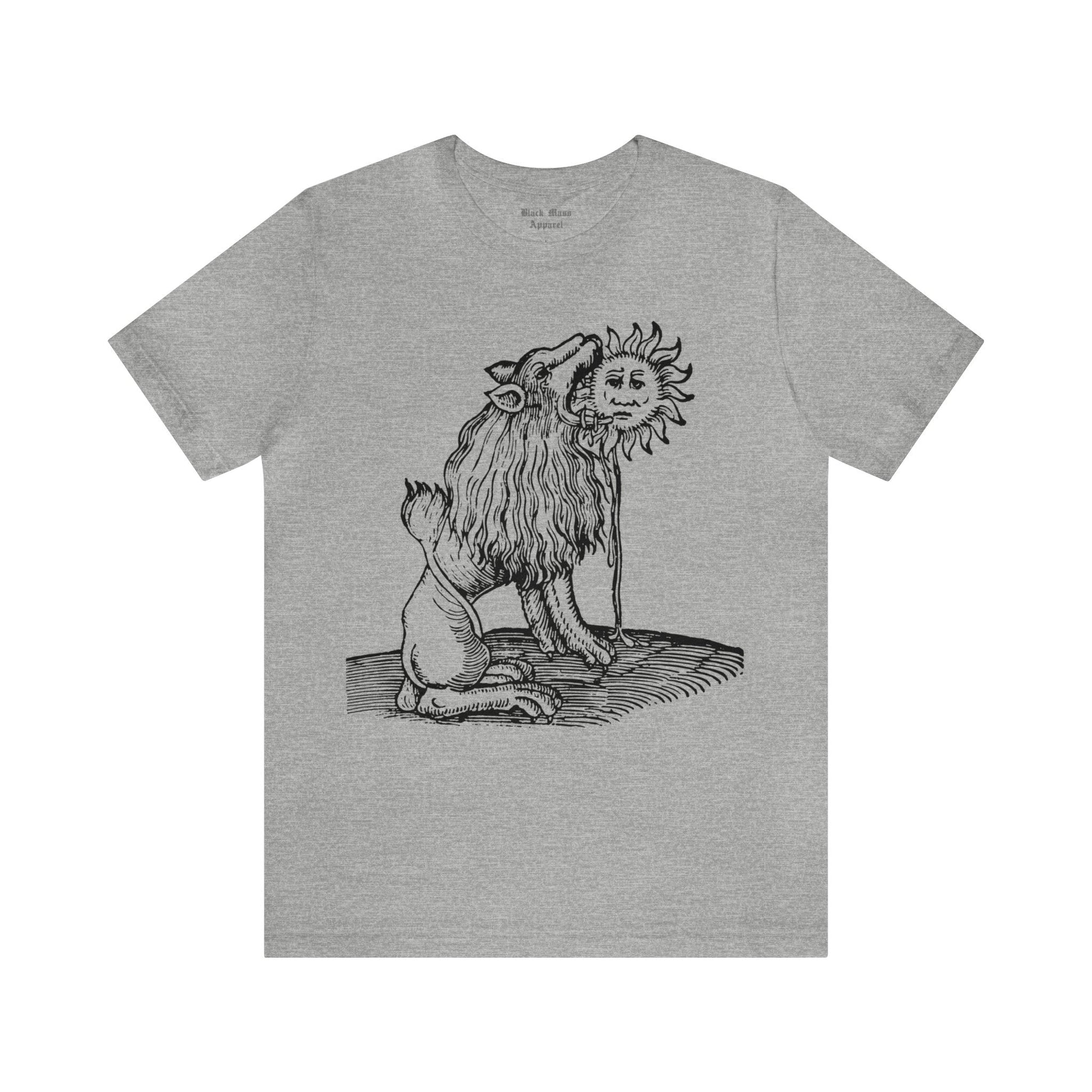 Lion Devouring the Sun - Black Mass Apparel - T-Shirt