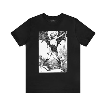 Lucifer Will Break Loose, William Heath Robinson T-shirt, Vintage Satan Art Shirt, Devil Unisex Jersey Short Sleeve Tee - Black Mass Apparel - T-Shirt