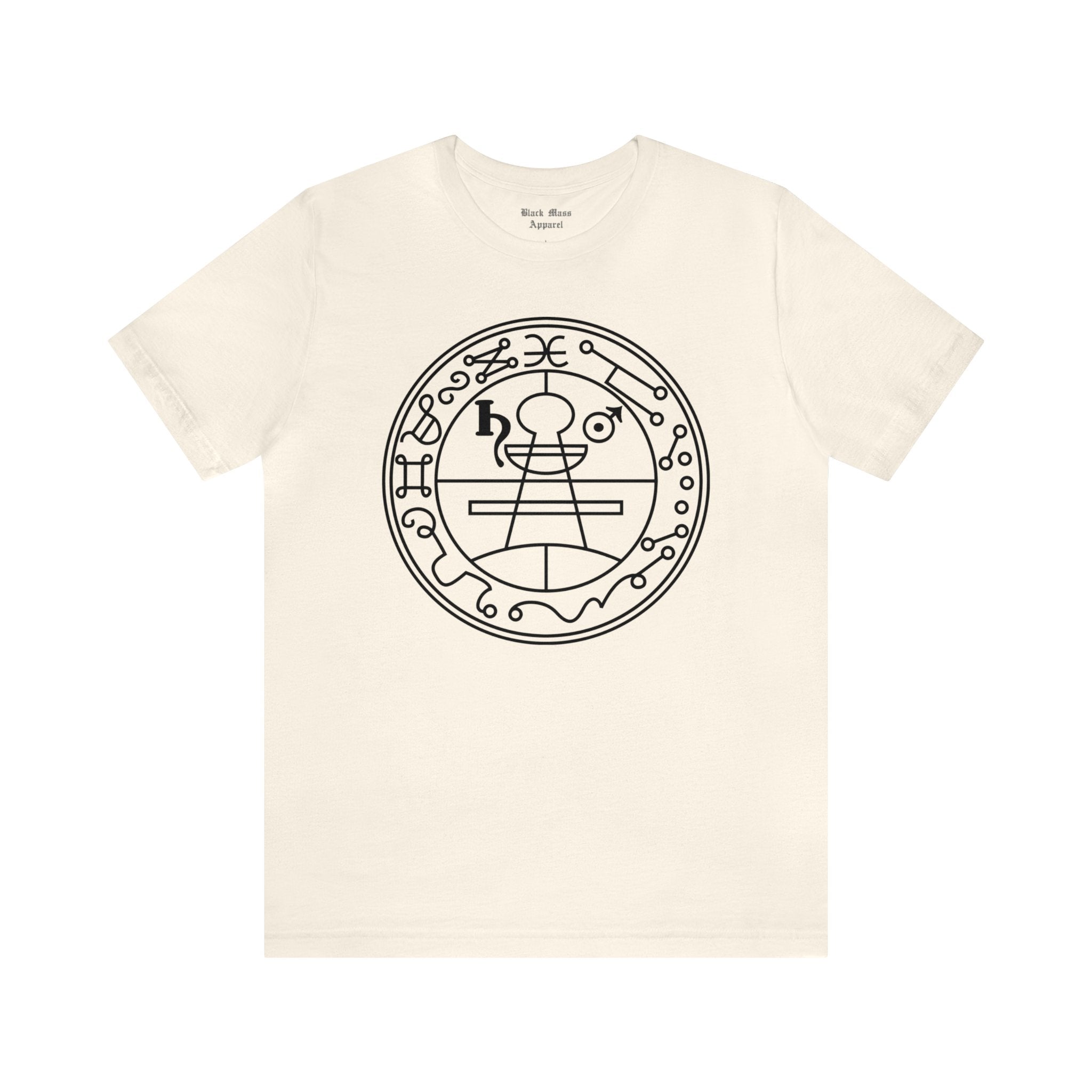 Seal of Solomon Shirt The Lesser Key Sigil Tshirt Grimoire Sorcery Unisex Jersey Short Sleeve Tee - Black Mass Apparel - T-Shirt