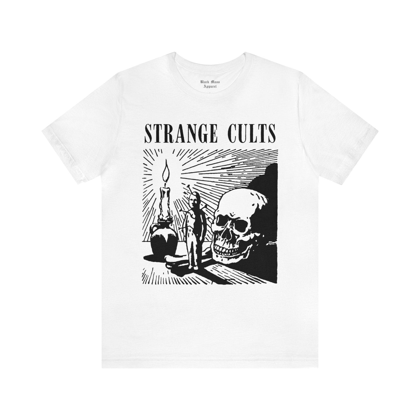 Strange Cults, Voodoo Shirt, Magic Ritual T-shirt, Creepy Vintage Art, Witchcraft, Witchy Gift Unisex Jersey Short Sleeve Tee - Black Mass Apparel - T-Shirt