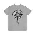 Sunhead, Petroglyphs T-shirt, Ancient Art Shirt, Prehistoric, Solar Headed, Sun God, Trippy, Abstract Unisex Jersey Short Sleeve Tee - Black Mass Apparel - T-Shirt