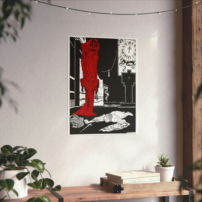 The Masque of the Red Death - Arthur Rackham - Black Mass Apparel - Poster