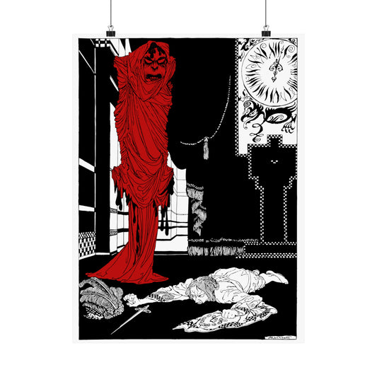 The Masque of the Red Death - Arthur Rackham - Black Mass Apparel - Poster