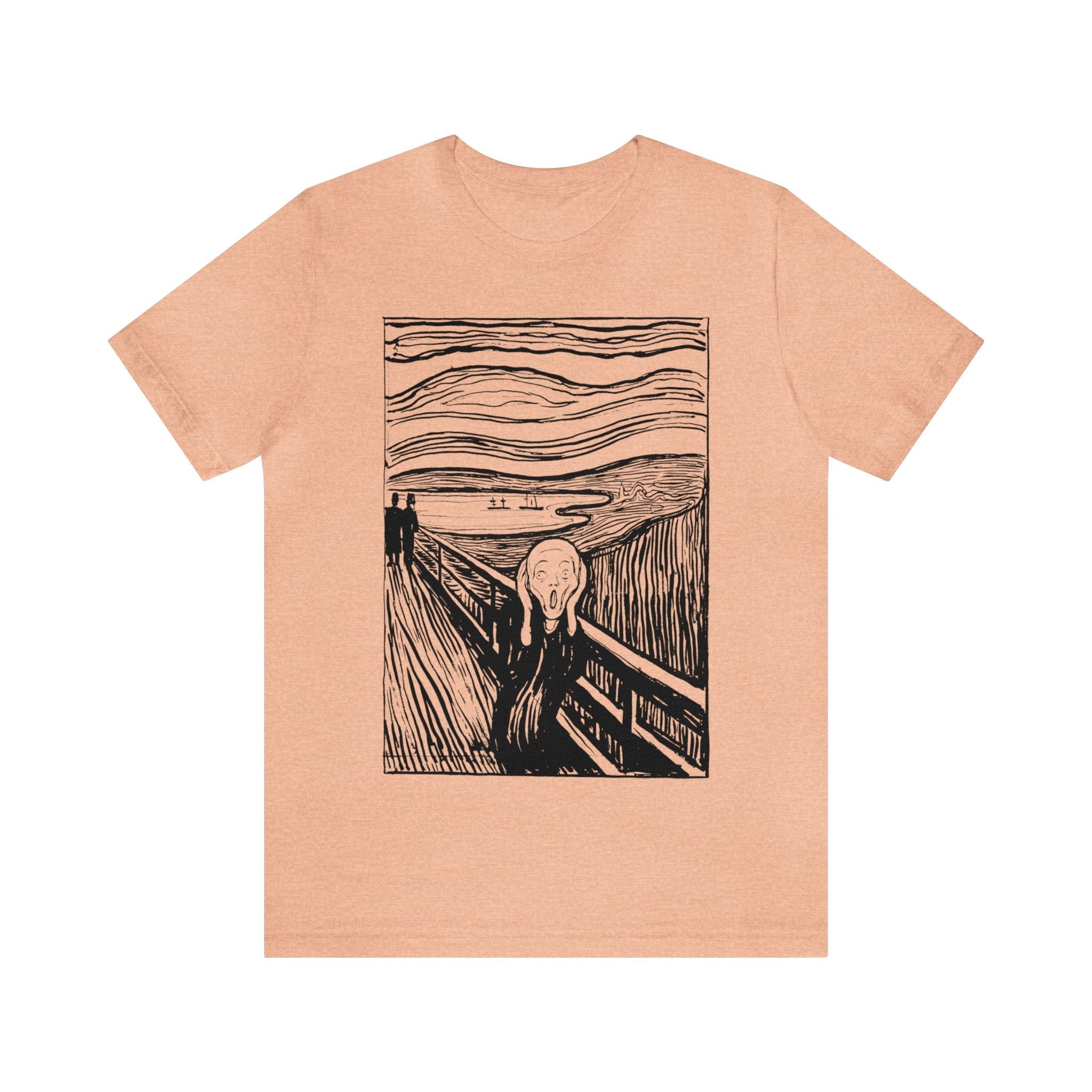 VINTAGE 1996 Liquid Blue Edvard Munch “The Scream” T-Shirt
